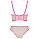 Бельо OBSESSIVE - NUDELIA TWO PIECES SET - PINK S/M