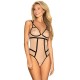 Бельо OBSESSIVE - NUDELIA TEDDY NUDE S/M