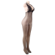 QUEEN LINGERIE FISHNET SHEER OPEN CROTH BODYSTOCKING S-L