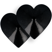 COQUETTE CHIC DESIRE NIPPLE COVERS - BLACK HEARTS