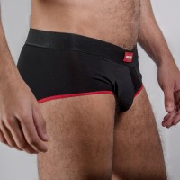 MACHO MS24A SLIP BRIEF DARK RED S