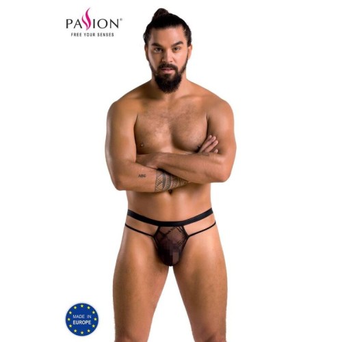 PASSION 029 THONG COLLIN BLACK L/XL