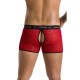 PASSION 046 SHORT PARKER RED L/XL