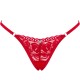 Бельо OBSESSIVE - LACELOVE THONG RED M/L