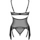 Бельо OBSESSIVE - SHERILA CORSET & THONG XL/XXL