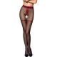 PASSION - TIOPEN 019 STOCKING BLACK/RED 3/4 (20 DEN)