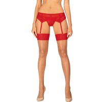 Бельо OBSESSIVE - INGRIDIA STOCKINGS RED XS/S