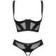 Бельо OBSESSIVE - CHIC AMORIA SET 2 PIECES CUPLESS M/L