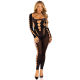 Бельо LEG AVENUE - RECKLESS ANKLE BODYSTOCKING BLACK