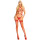 Бельо LEG AVENUE - HEART BODY HARNESS RED M