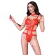 Бельо CHILIROSE - CR 4474 BODYSUIT RED S/M