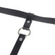 Бельо SUBBLIME - LEATHER CHAINLEG HARNESS BLACK ONE SIZE