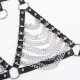 Бельо SUBBLIME - HARNESS BRA AND NECKLACE WITH CHAINS ONE SIZE