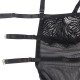 Бельо SUBBLIME - BABYDOLL WITH ADJUSTABLE LACE STRAPS BLACK S/M