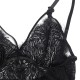 Бельо SUBBLIME - BABYDOLL WITH ADJUSTABLE LACE STRAPS BLACK S/M