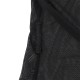 Бельо SUBBLIME - TRANSPARENT FABRIC ROBE WITH LACE DETAIL BLACK S/M