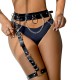 Бельо SUBBLIME - BELT AND GARTER HARNESS WITH RINGS AND CHAINDETAIL ONE SIZE