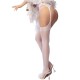 Чорапи CHILIROSE - CR 4312 GARTER STOCKINGS WHITE S/M