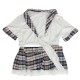 Еротичен костюм SUBBLIME - SEXY SCHOOLGIRL COSTUME TOP AND SKIRT L/XL