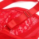 Секси боди SUBBLIME - TEDDY WITH GARTER WITH LACE DETAIL AND STRIPS RED S/M