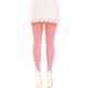 Чорапи LEG AVENUE - STOCKINGS WITH OPENINGS HEART & BOWS PINK