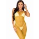 Рокля LEG AVENUE - LONG NET DRESS YELLOW ONE SIZE