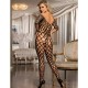 Бельо SUBBLIME - 951719 OPEN SHOULDERS FISHNET BODYSTOCKING BLACK ONE SIZE