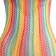 Боди SUBBLIME - 952341 RAINBOW FISHNET BODYSTOCKING ONE SIZE