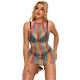 Боди SUBBLIME - 952341 RAINBOW FISHNET BODYSTOCKING ONE SIZE