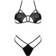 Бельо LIVCO CORSETTI FASHION - JIMENA LC 20216 BRA + THONG BLACK ONE SIZE