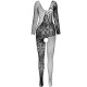 Боди PASSION - BS 107 BODYSTOCKING BLACK ONE SIZE