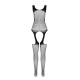 Боди PASSION - BS 104 BODYSTOCKING WHITE ONE SIZE