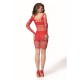 Боди PASSION - BS 105 BODYSTOCKING RED ONE SIZE