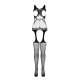 Боди PASSION - BS 106 BODYSTOCKING WHITE ONE SIZE