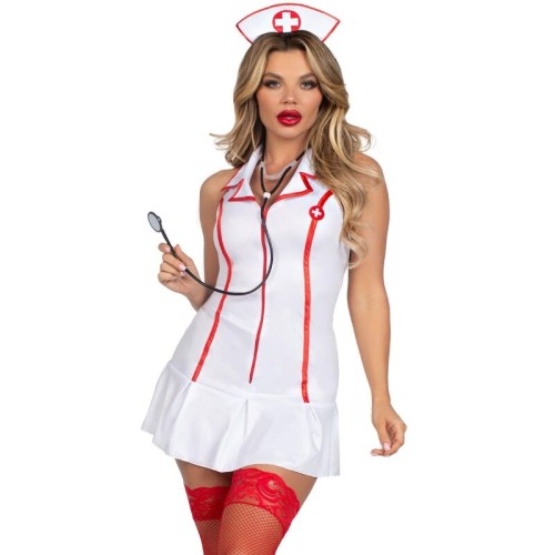 Костюм LEG AVENUE - HEAD NURSE COSTUME WHITE S/M