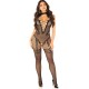Боди LEG AVENUE - MESH BODYSTOCKING CROTCHLESS BLACK ONE SIZE