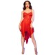 Бельо CHILIROSE - CR 4847 BABYDOLL RED L/XL