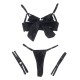 Сутиен SUBBLIME - 955199 BRA SET WITH ADJUSTABLE BLACK BOW S/M