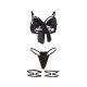 Сутиен SUBBLIME - 955199 BRA SET WITH ADJUSTABLE BLACK BOW S/M