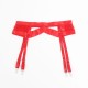Бельо SUBBLIME - 955267 RED BONDAGE BRA WITH GARTER SET L/XL