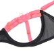 Бельо SUBBLIME - 955304 BRA SET WITH NECKLACE AND LEG DETAILS FLUORESCENT PINK L/XL
