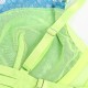 Бельо SUBBLIME - 955328 BRA SET WITH LACE AND GARTER LINES GREEN AND BLUE L/XL