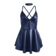 Рокля SUBBLIME - 955427 DRESS WITH BLUE LEATHER STRAPS L/XL