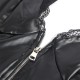 Боди SUBBLIME - 955465 BLACK LEATHER ZIPPER BODY L/XL