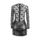 Рокля SUBBLIME - 955595 LONG SLEEVE DRESS WITH BLACK LACE S/M