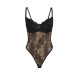 Бельо SUBBLIME - 955618 LACE BODYSUIT WITH BOTTOM CLOSURE BLACK S/M