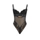 Бельо SUBBLIME - 955625 LACE BODYSUIT WITH BOTTOM CLOSURE BLACK L/XL