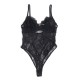Бельо SUBBLIME - 955618 LACE BODYSUIT WITH BOTTOM CLOSURE BLACK S/M