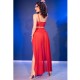 Бельо CHILIROSE - CR 4850 RED TOP AND LEGGINGS SET WITH GOLDEN ACCESSORIES XL