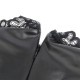 Рокля SUBBLIME - 957551 LACE COLLAR LEATHER DRESS BLACK L/XL